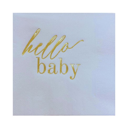 Target baby shower store napkins