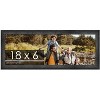 PosterPalooza | 18x6 Wide Barnwood Picture Frame, UV Acrylic, 6 Finishes - Grey, Brown, White, and Black - 2 of 4
