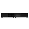 Modern TV Stand with Fluted Glass Door for TVs Up to 100",Media Console with Sliding Door and LED Lighting for Living Room – The Pop Home - 4 of 4