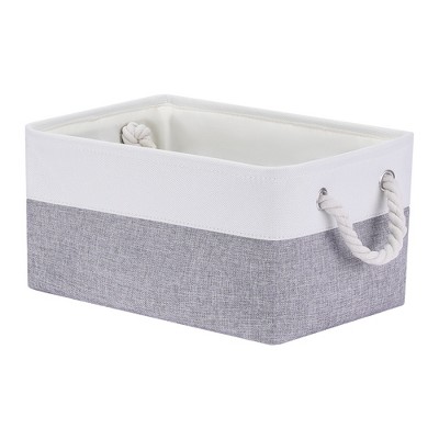 Unique Bargains Fabric Collapsible Sturdy Spacious Storage Bins 3 Pcs