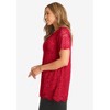 Jessica London Women's Plus Size Stretch Lace Tunic - 4 of 4