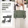 Hachikiko Waterproof Travel Duffle Bag with Trolley Sleeve - Weekender Carry On, Gym Bag, Labor & Delivery Hospital Bag - 3 of 4