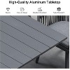 PURPLE LEAF Patio Dining Set with Outdoor Aluminium Dining Table and Woven Rattan Chairs Modern Furniture Set for Garden Yard Indoor Decor - 3 of 4