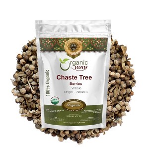 Organic Chaste Tree Berries Whole 8 Oz - 1 of 4
