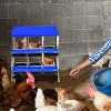 Chicken Nesting Box,Chicken Egg Laying Box with Compartments, Roll Away Eggs Laying Boxes, Nesting Boxes, indoor & Outdoor Use,Easy Egg Collection - 3 of 4