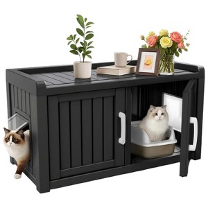 AZL1 Life Concept Cat House & Litter Box Enclosure Resin Hidden