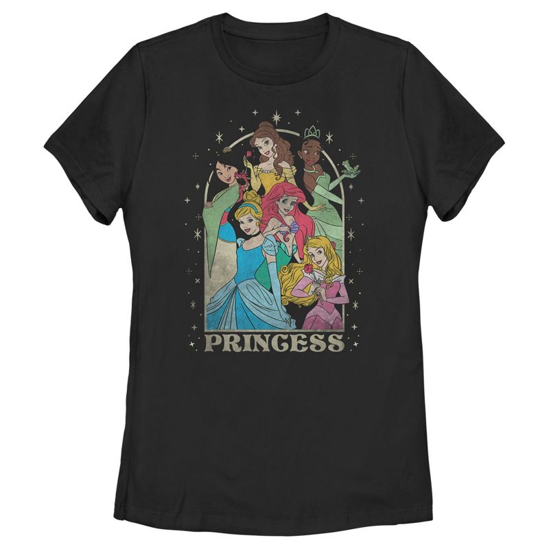 Women's Disney Princess Arch T-Shirt, 1 of 5