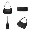 Shoulder Bags, Cute Hobo Tote Handbag Mini Clutch Purse with Zipper Closure - 4 of 4