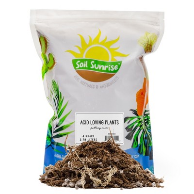 Soil Sunrise Acid Loving Plant Potting Soil Mix, Premium Container Blend pH Balanced for Azaleas, Rhododendrons, Blueberries and More