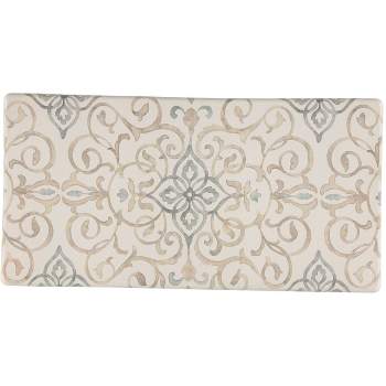 J&V TEXTILES Scroll 19.6 in. x 55 in. Anti-Fatigue Kitchen Runner Rug Mat  DBC12 - The Home Depot