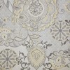 PAGED Shabby Chic Watercolor Floral Shower Curtain, 72x72" Medallion Print Shower Curtain, Cotton Percale Shower Curtain for Bathroom - 2 of 4