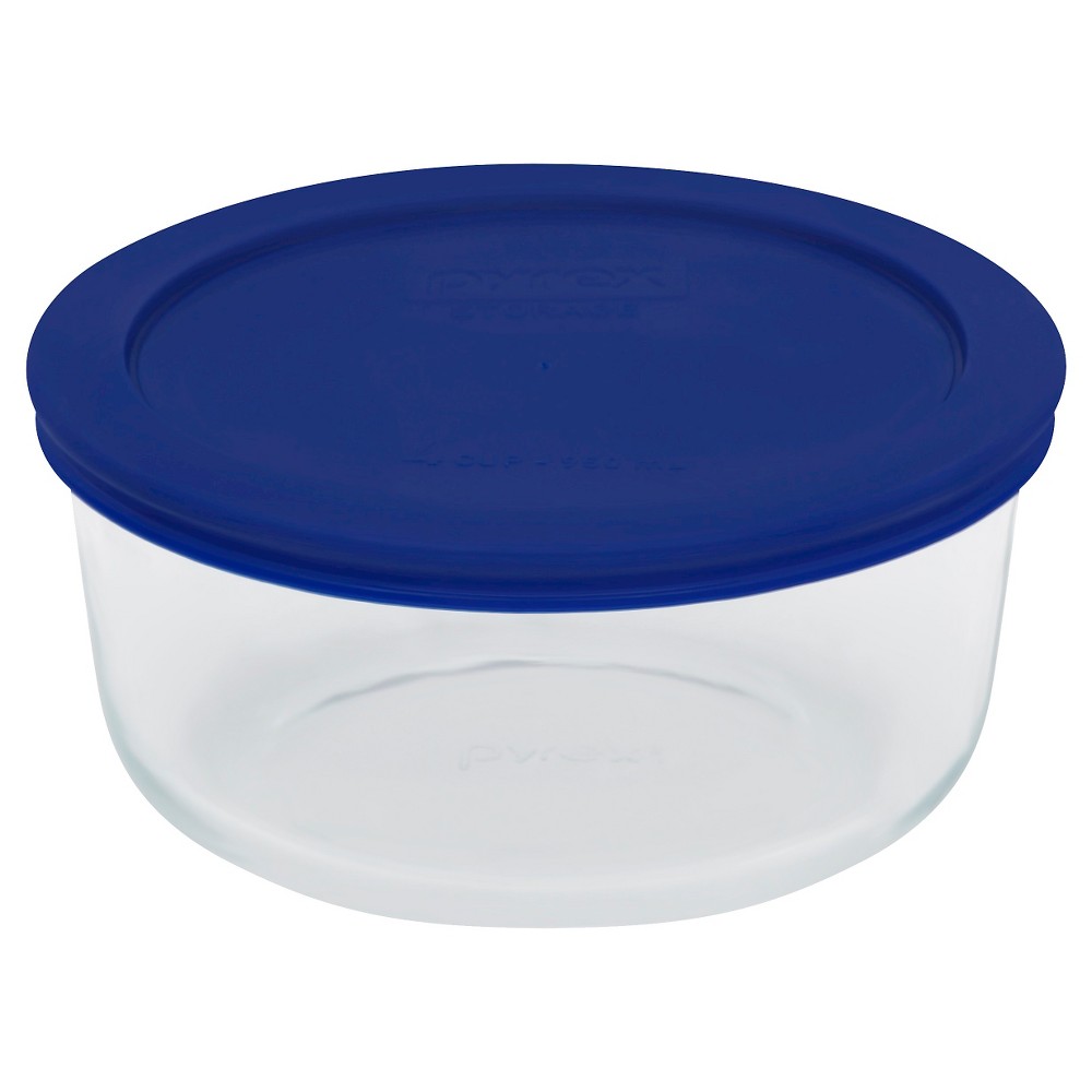 Pyrex 4 Cup Glass Round Storage Container