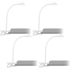 Pro Track Swerve White LED AC or USB Powered Clip Book Lights Set of 4 - 1 of 4