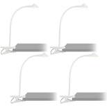 Pro Track Swerve White LED AC or USB Powered Clip Book Lights Set of 4