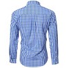 Clearlove Men's Plaid Button Down Shirt Long Sleeves Dress Shirt Wrinkle Free Casual Gingham Shirt - 2 of 4