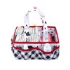 Bacati - Lumberjack Red/Black/Gray Boys Cotton Nursery Storage Caddy - 2 of 4