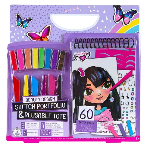 Fashion Plates Sweet Styles — Mix-and-Match Drawing Set and Travel Case —  Make 100s of Fabulous Fashion Designs — Ages 6+