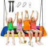Infans 700lb Giant 60" Platform Tree Swing Outdoor w/ 2 Hanging Straps Colorful - 3 of 4