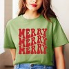 Simply Sage Market Women's Merry Stacked Short Sleeve Graphic Tee - 2 of 4