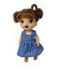 Doll Clothes Superstore Handmade Blue Plaid School Outfit For 12 Baby Alive And Little Baby Dolls - 3 of 4
