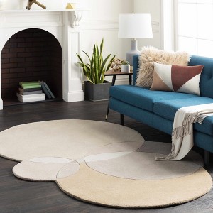 Hauteloom Rectangle Area Rug   Taupe - 1 of 4