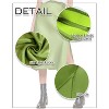 Women's Satin Midi Skirt - High Waist Slit Design with Comfortable Elastic Waistband Applegreen - 4 of 4
