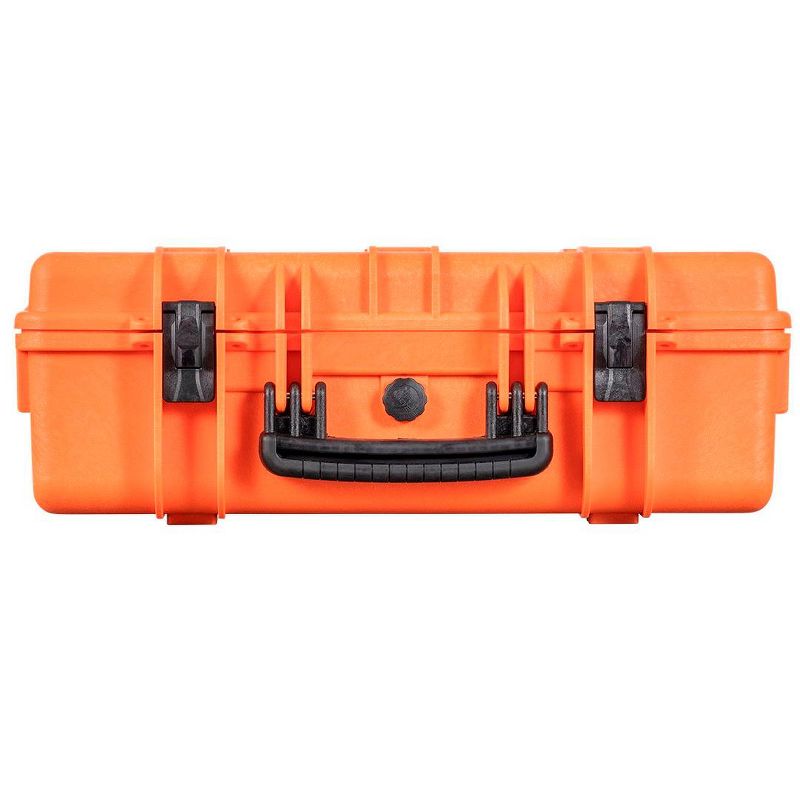 Monoprice Weatherproof Hard Case - 22in x 14in x 8in, Orange With Customizable Foam, Shockproof, IP67, 5 of 7