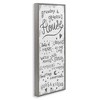 Stupell Industries Grandparents House Fun Family, 10" x 24" - 3 of 4