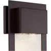 Minka Lavery Modern Outdoor Wall Light Fixture Alder Bronze 20" Clear Seeded Glass for Post Exterior Deck House Porch Yard Patio - 3 of 4
