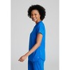 Barco One Women's Flux 2-Pocket Banded Zip Collar Scrub Top - 3 of 4