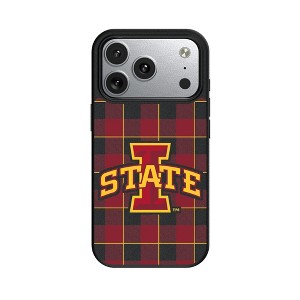 NCAA Big 12 Universities Plaid MagSafe Compatible Cell Phone Case for Apple iPhone 17 Series - 1 of 4