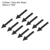 Unique Bargains Directional Sign PVC Adhesive Removable Arrow Stickers 6 Sheet - 3 of 4