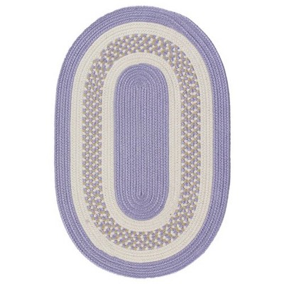 Colonial Mills Flowers Bay - Amethyst 5 Ft round Round Rug Indoor/Outdoor 100% Polypropylene