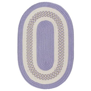 Colonial Mills Flowers Bay - Amethyst 5 Ft round Round Rug Indoor/Outdoor 100% Polypropylene - 1 of 2