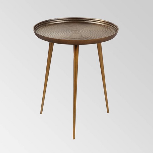 Brass side table sales target