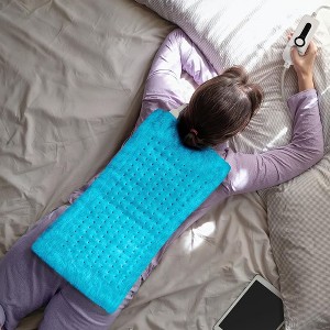 Swtroom 12" x 24" Heating Pad with Cover Plug-in for Back Neck and Shoulder Pain Relief Machine Washable - 1 of 2