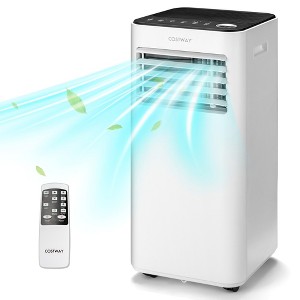 Costway 8000 BTU Portable Air Conditioner 3-in-1 Air Cooler with Fan Dehum Sleep Mode - 1 of 4