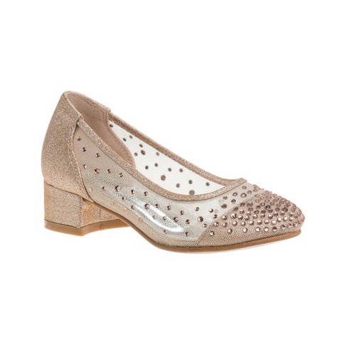 Gold special occasion on sale shoes