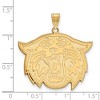 Black Bow Jewelry 10k Yellow Gold Villanova Wildcats NCAA Extra Large Pendant - 2 of 3