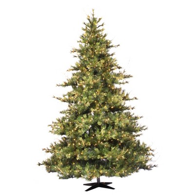 Vickerman Slim Mixed Country Pine Artificial Christmas Tree