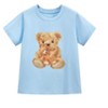 MyKids-Usa Teddy Bear Printing Boys’ T-Shirt In European And American Style For Summer - 2 of 4