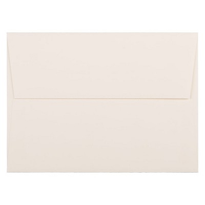 JAM Paper A6 Strathmore Invitation Envelopes 4.75 x 6.5 Natural White Wove 30243