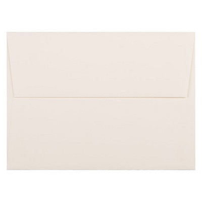 JAM Paper A6 Strathmore Invitation Envelopes 4.75 x 6.5 Natural White Wove 30243