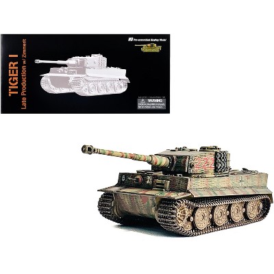 Germany Tiger I Late Production w/Zimmerit Tank "Normandy" (1944) "NEO Dragon Armor" Series 1/72 Plastic Model by Dragon Models