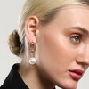 SOHI Women's California Gold The Hanging Drop Earrings - 4 of 4
