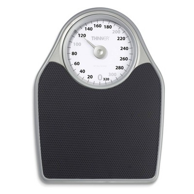 Thinner Analog Doctor Scale Black