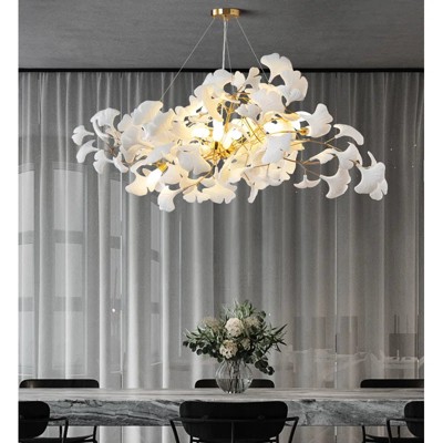 Wonder Meadow - 59" 10-Light Ginkgo Pendant Light