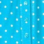 blue polka dot