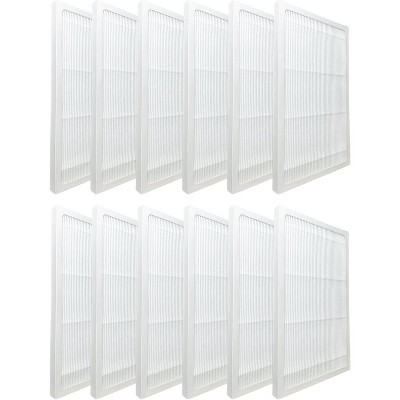 Nispira True HEPA Filter for Filtrete Ultra Quiet Air Cleaning Purifiers Model FAP02 FAP01-RMS and FAP02-RMS. Compared to Part FAPF02, 12 Packs