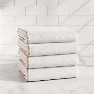 Boho Border Cotton Quick-Dry Towel Set - Great Bay Home